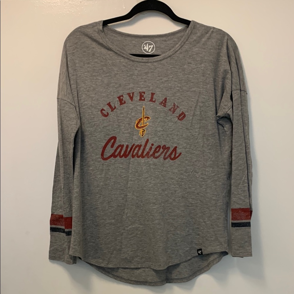 ‘47 Cleveland Cavaliers Gray Long Sleeve Tee